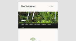 Desktop Screenshot of freetreesociety.org